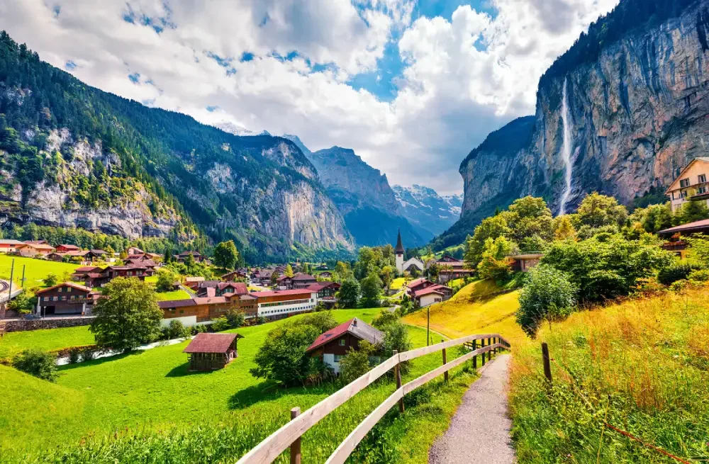 Acordar em Lauterbrunnen