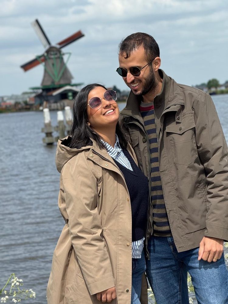 Vitor e Ranny em Amsterdam